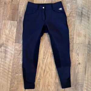 Piper Winter Softshell Navy Breeches by SmartPak - Full Seat Size 26R